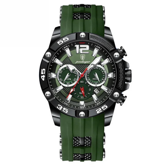 Luxury Watches - Tactical Chrono Green