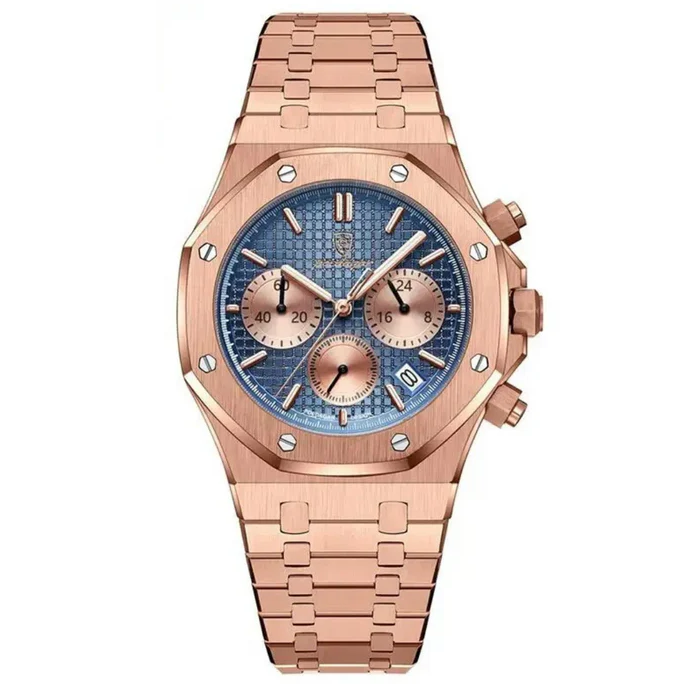 Luxury Watches - Octagon Chrono Rose Gold