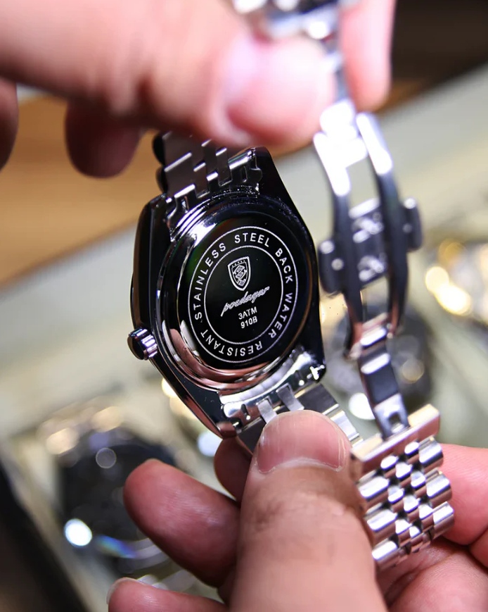 Luxury Watches - Fluted Bezel Silver Elite