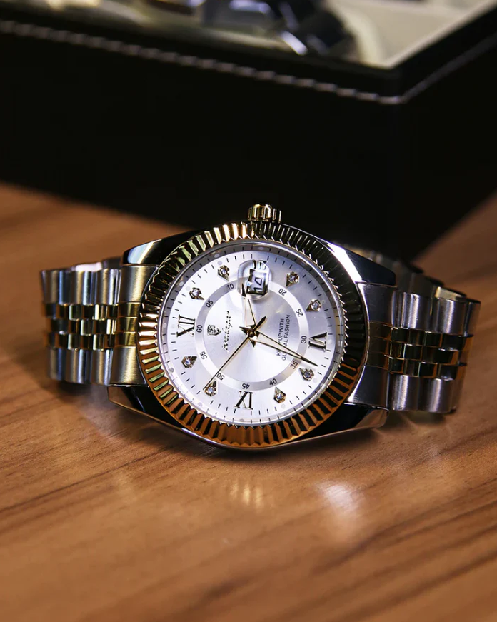 Luxury Watches - Presidential Two-Tone Black